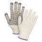 X-Small 7 Gauge Poly/Cotton Dotted Knit Gloves