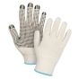 X-Large 7-Gauge Poly/Cotton Dotted String Knit Gloves