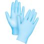Nitrile/Vinyl 4.5-mil Powder-Free Disposable Gloves, Blue, Medium