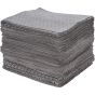 Tampons absorbants universels liés, 15" x 17", capacité d'absorption de 30 gal