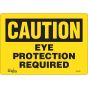 Eye Protection Required Sign, 7" x 10", Adhesive Vinyl