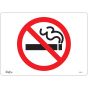 No Smoking Sign, 10" x 14", Vinyl Pictogram