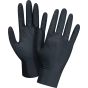 Heavyweight Nitrile 8-mil Powder-Free Black Tactile Grip Gloves, Medium