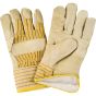 Grain Cowhide Winter-Lined Patch-Palm Fitters Gloves