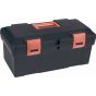 Heavy-Duty 17.5" Black Polypropylene Tool Box