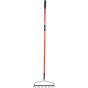 Heavy-Duty Bow Rake, 15 Tines, Fibreglass Handle