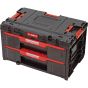Arx® 2-Drawer Stackable Toolbox, 23.1" x 15" x 13.4", Black