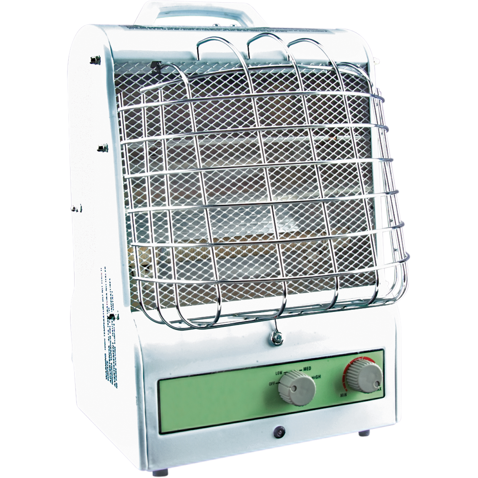 Portable Utility Heater, Fan/Radiant Heat, Electric, 5120