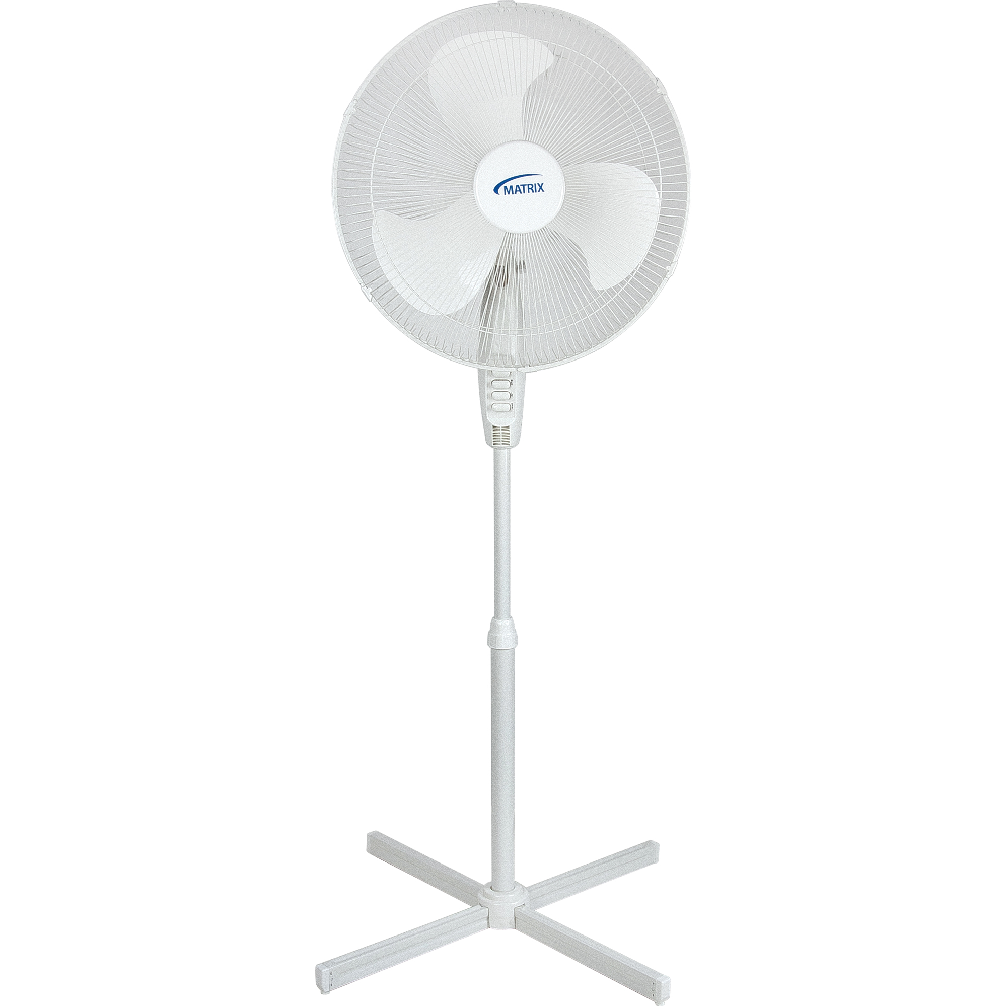 Commercial Oscillating Pedestal Fan, 3-Speed, 16" Diameter