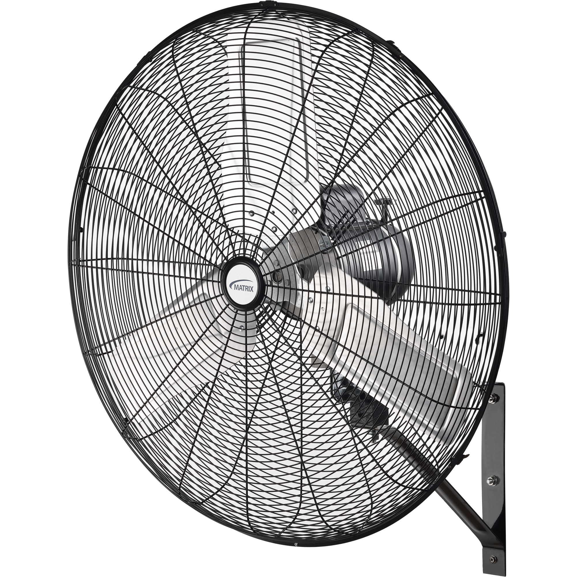 30" Industrial Oscillating Wall Fan, 2-Speed, All-Metal