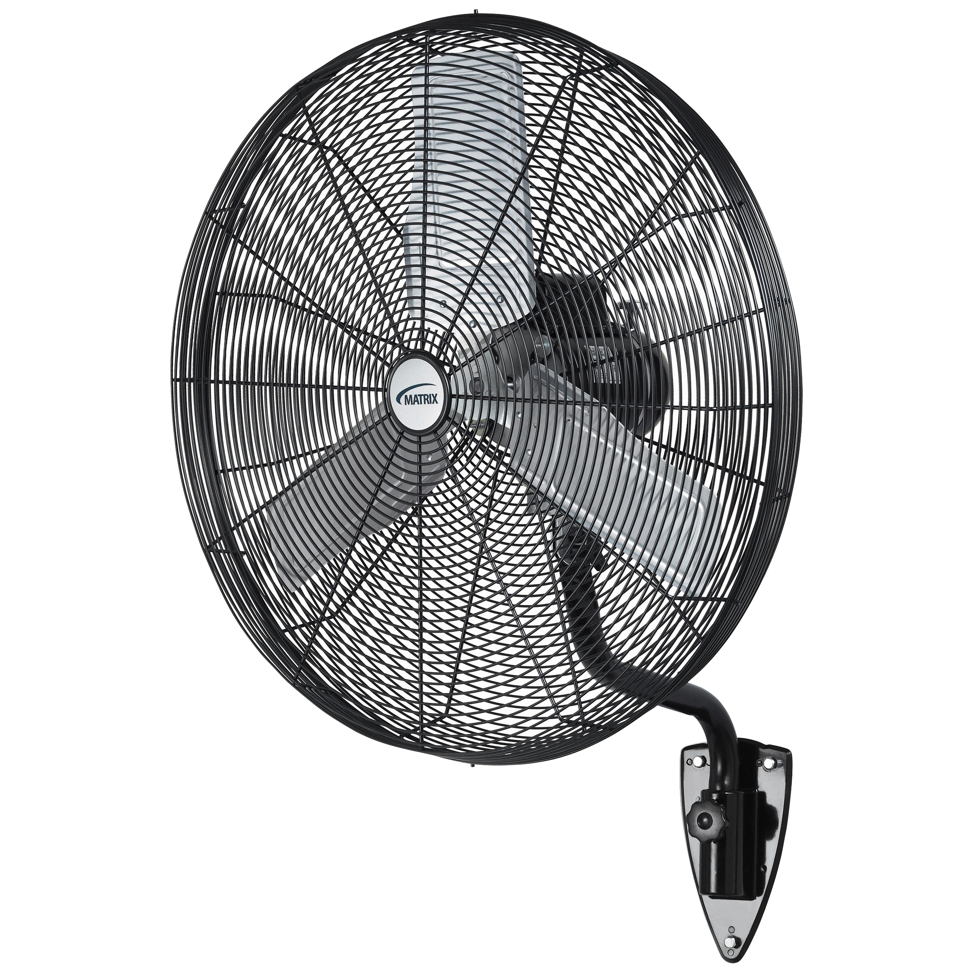 30" Heavy-Duty Oscillating Wall Fan, 3-Speed, All-Metal