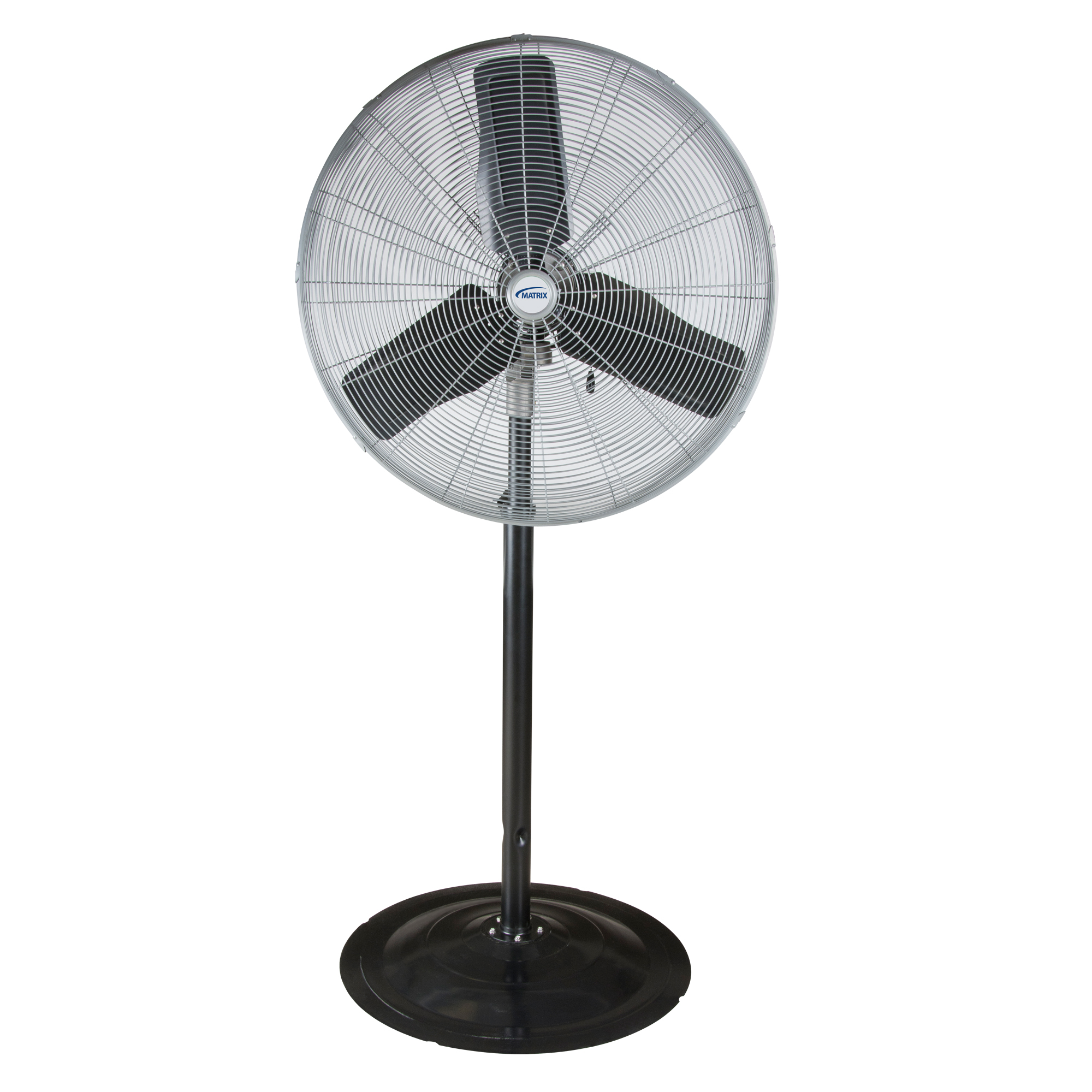 30" Heavy-Duty Waterproof Oscillating Pedestal Fan, 3-Speed