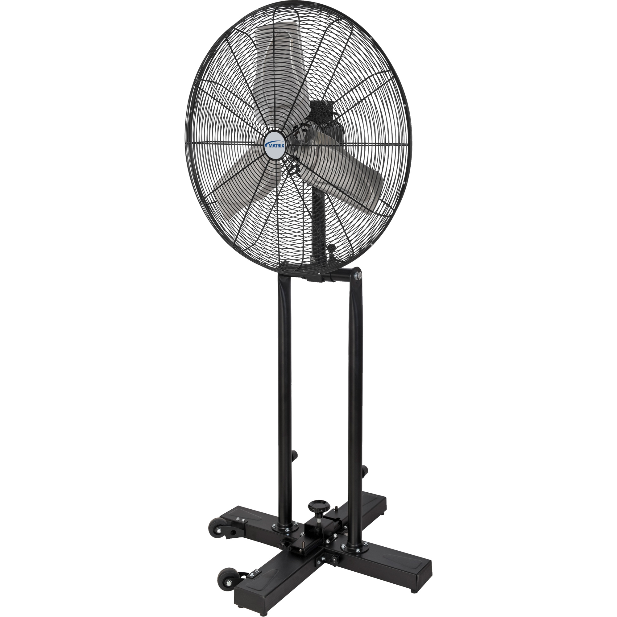 24" Industrial 3-Speed All-Metal Foldable Pedestal Fan