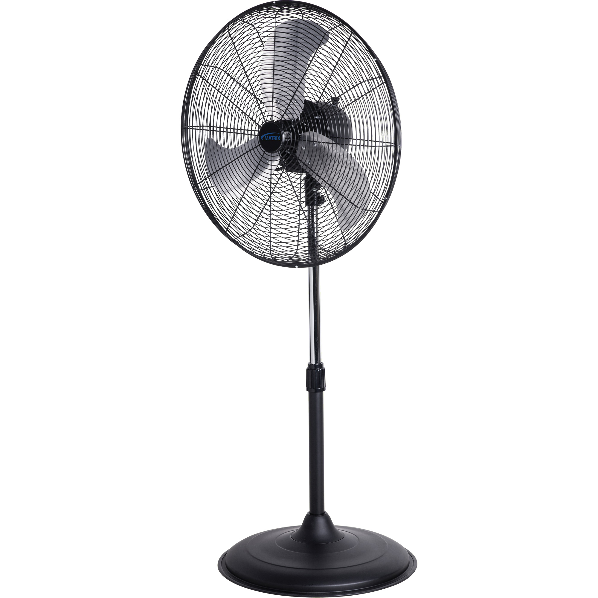 22" Industrial Oscillating Pedestal Fan, 3-Speed, All-Metal