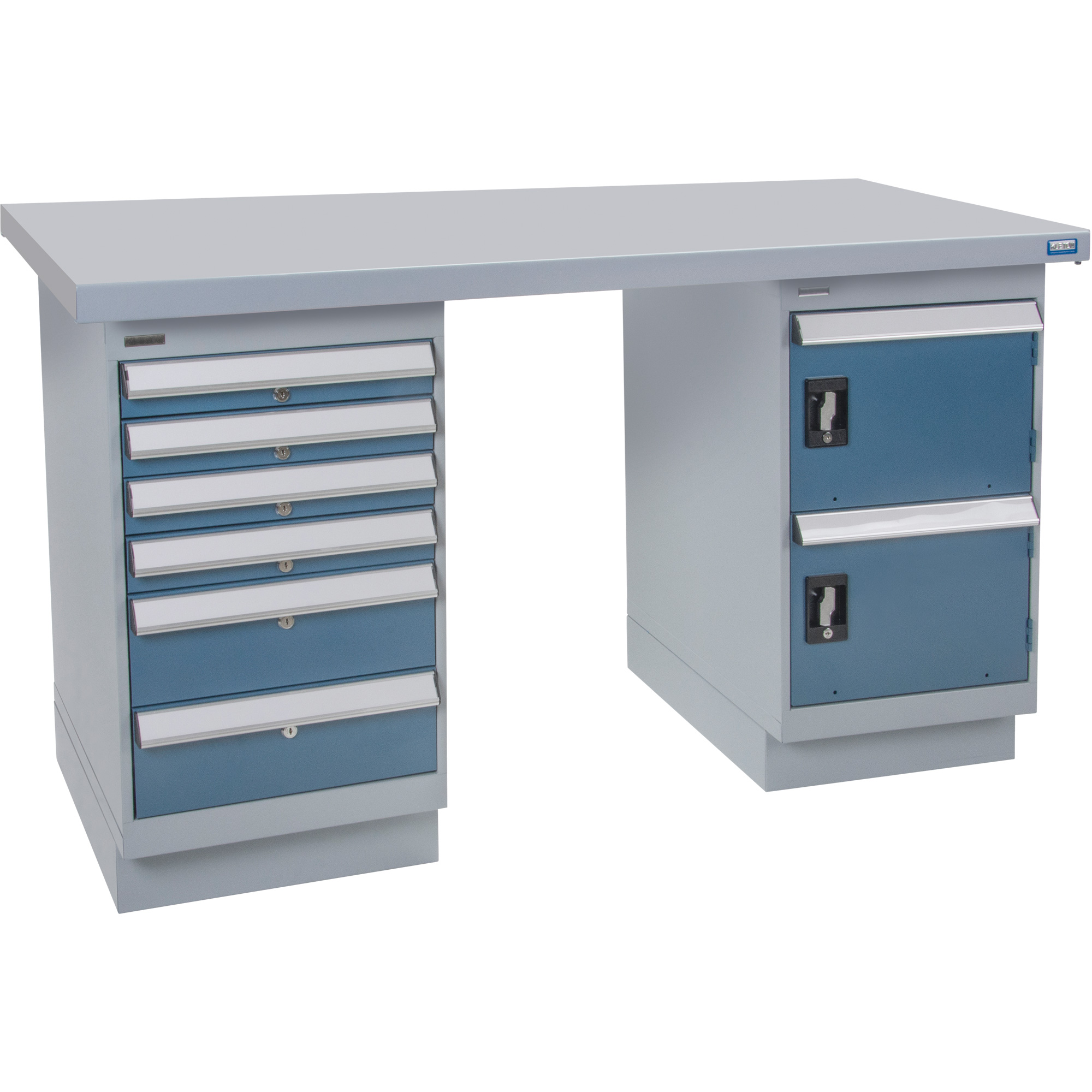 Heavy-Duty Industrial Workbench, 60"W x 24"D, 2500 lbs Capacity