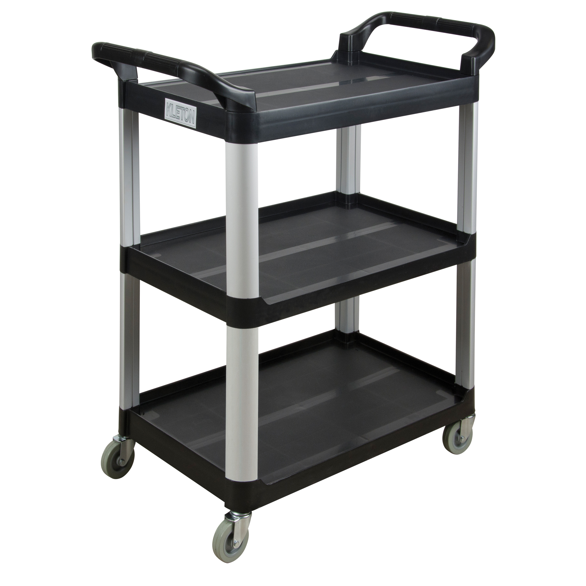 3-Tier Utility Cart, 250 lbs Capacity, 16.75" x 37" x 33.5"