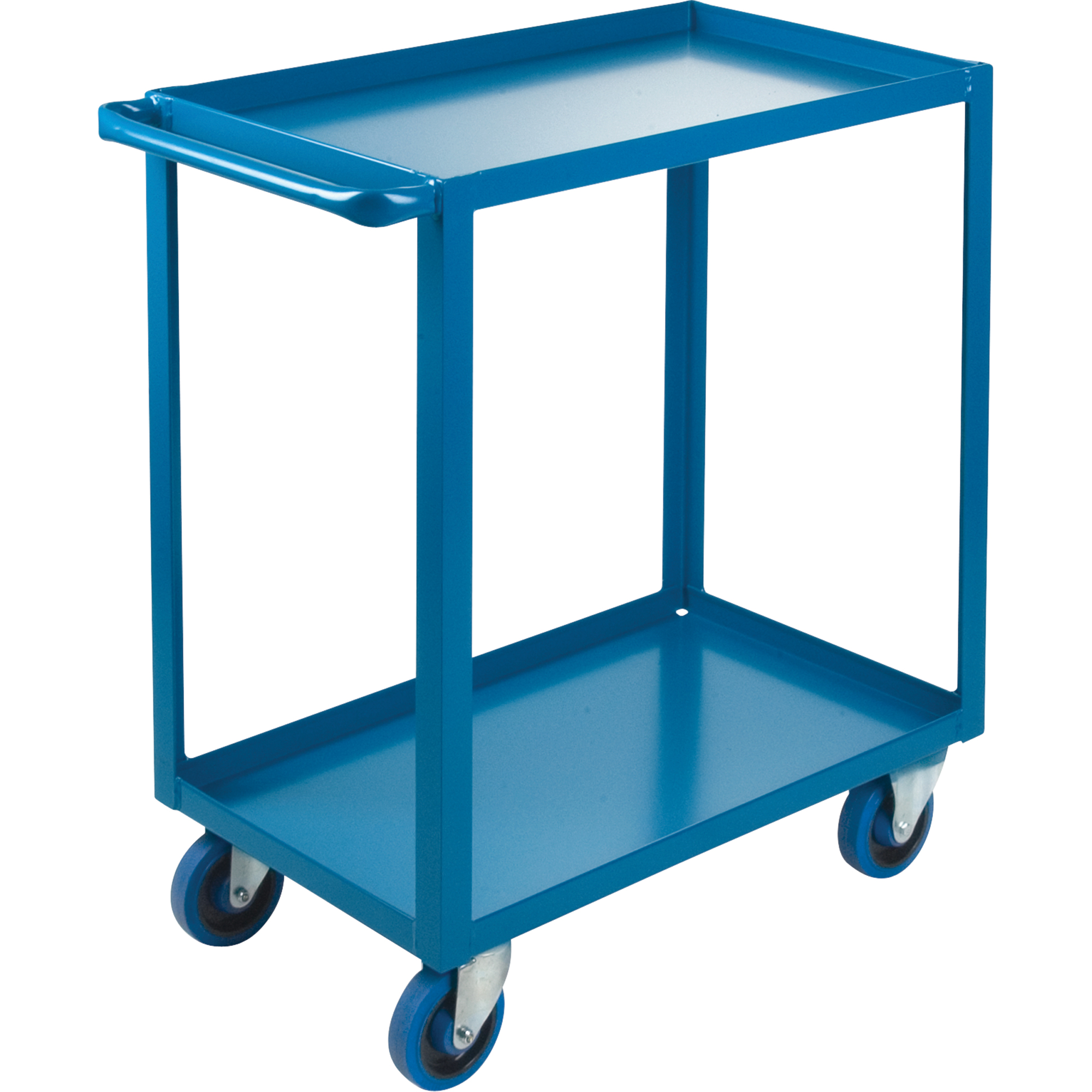 Heavy-Duty 2-Tier Shelf Cart, 18"W x 33"D, 1200 lbs