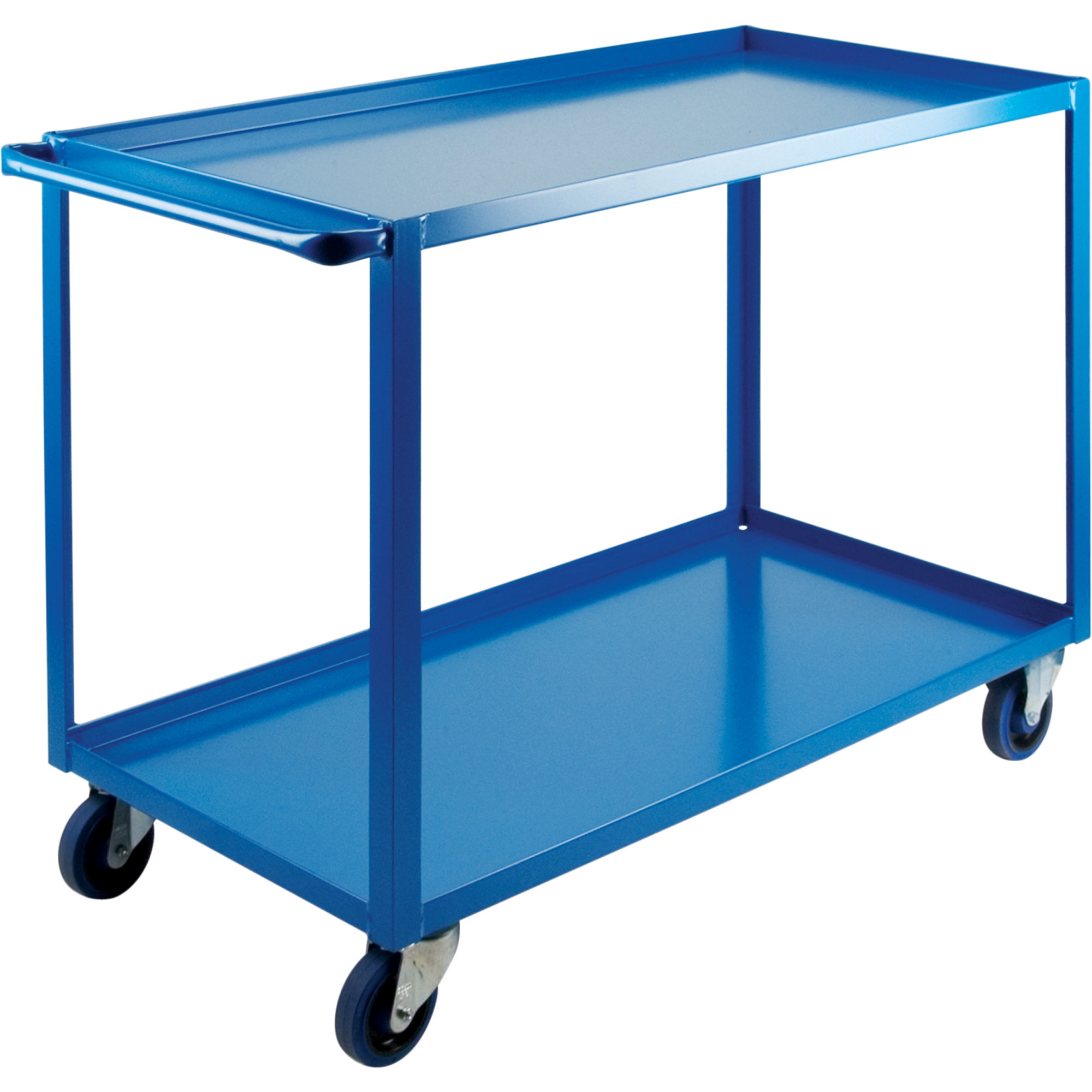 Heavy-Duty 2-Tier Shelf Cart, 1200 lbs, 24"W x 51"D