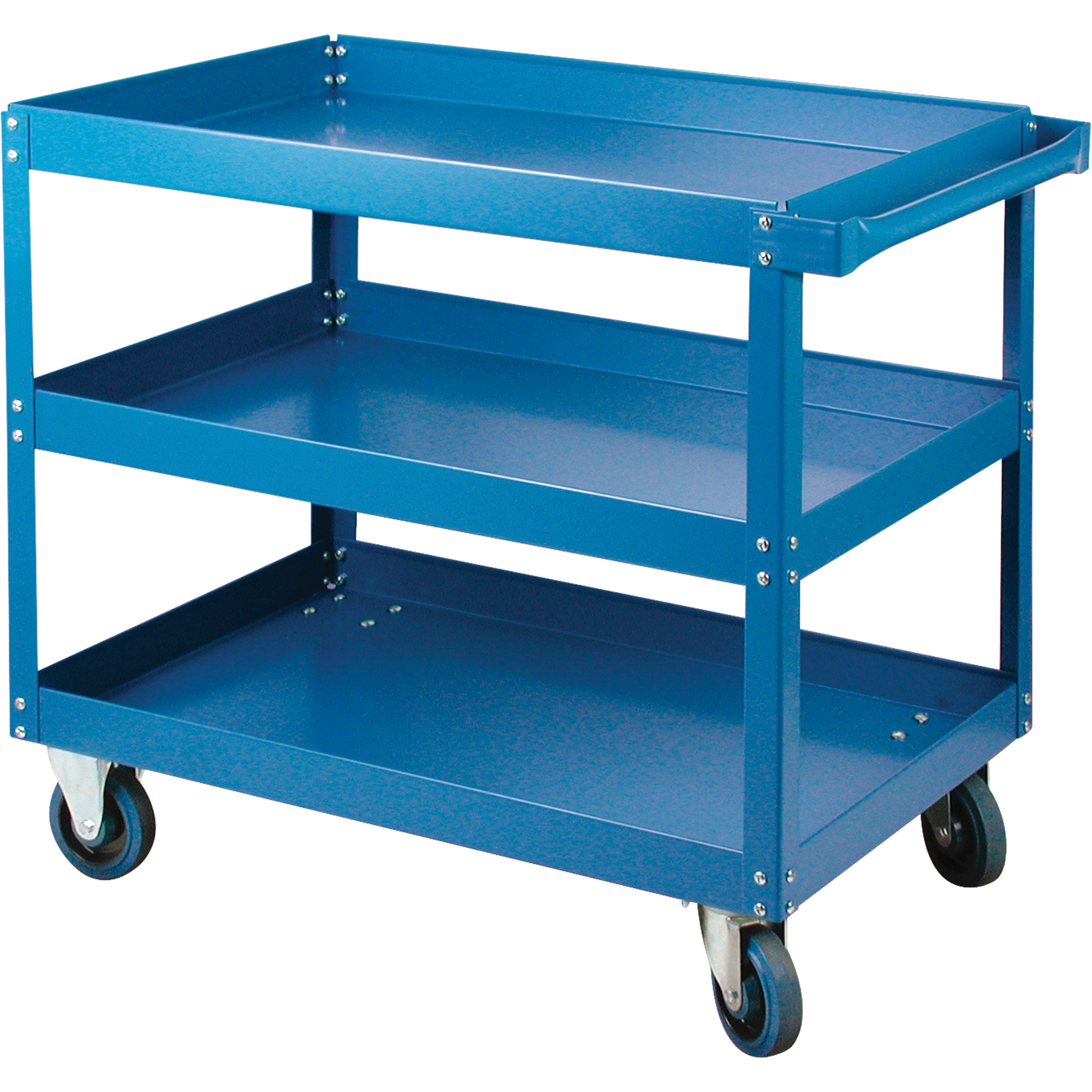 3-Tier Shelf Cart, 24" W x 36" D, 900 lbs. Capacity