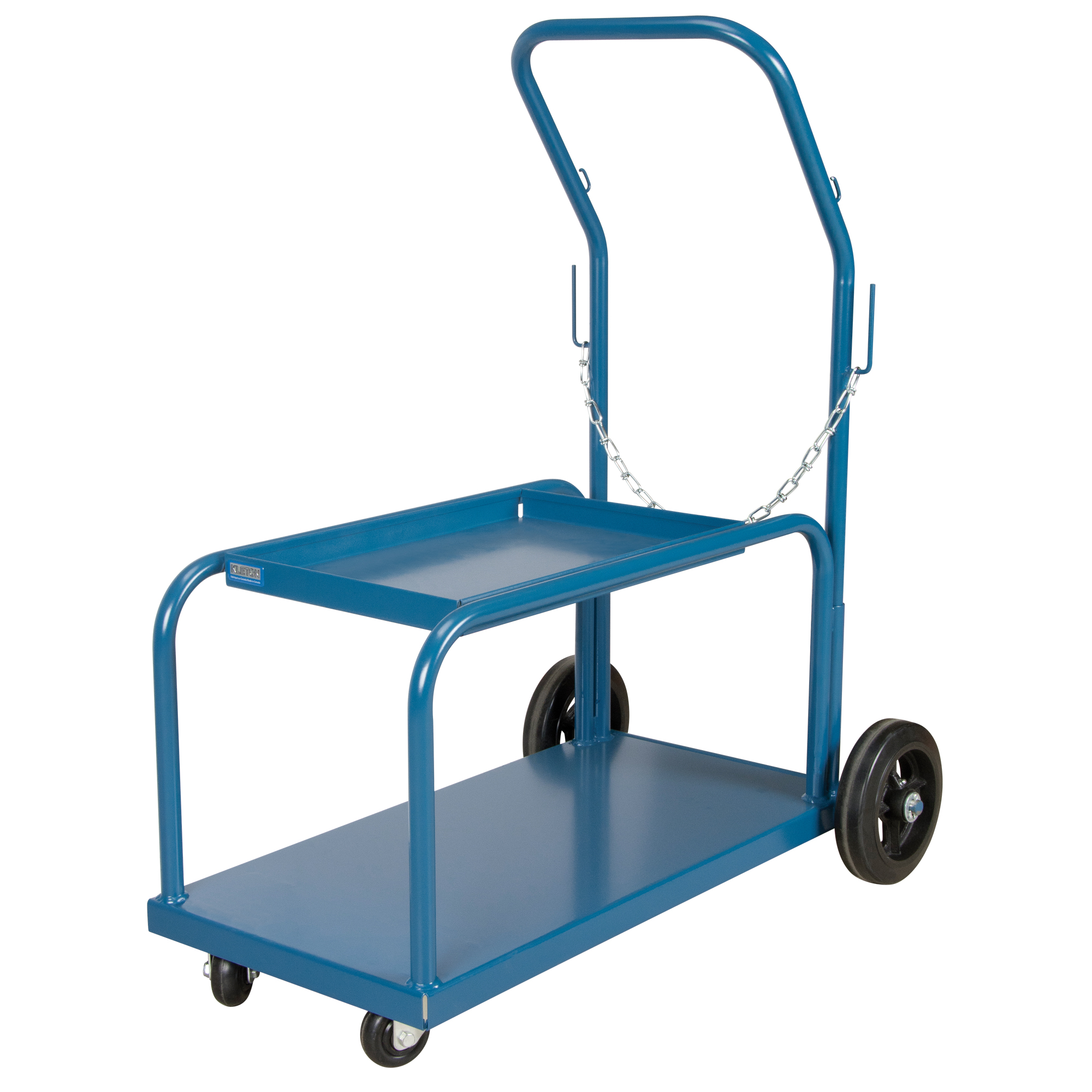 Mini-MIG Welding Cart, 1000 lbs, 18" x 36" Base, Rubber Wheels