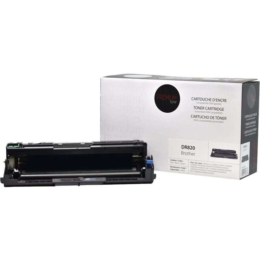 Tambour compatible Brother DR820 noir – Rendement 30K