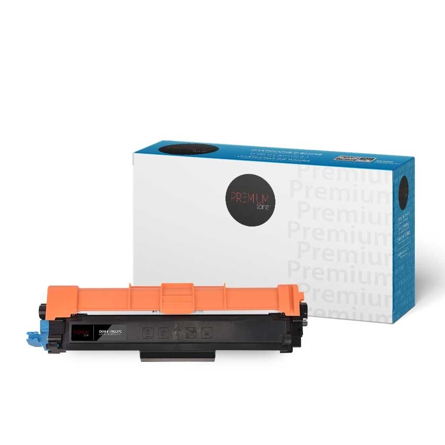Cartouche de toner cyan pour Brother TN227C | Rendement de 2 300 pages