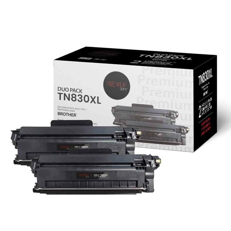 Cartouche de Toner Noir TN830XL – Rendement de 6 000 Pages