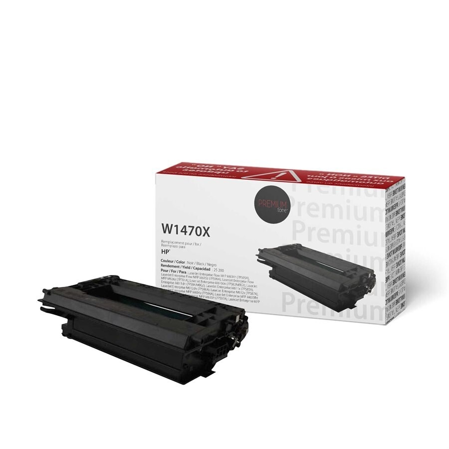 Cartouche de Toner Noir Nu-Tone Compatible HP W1470X 147X