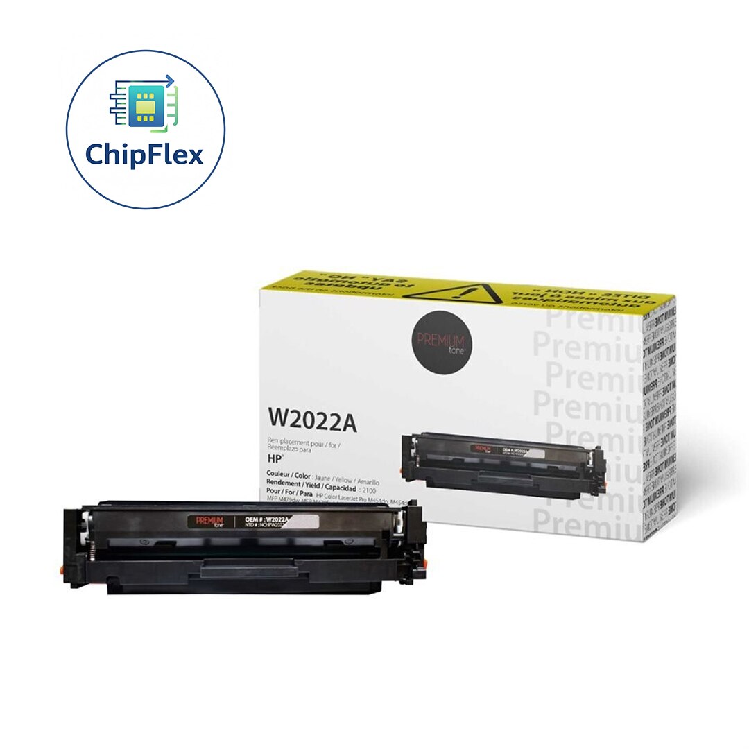 Cartouche de Toner Jaune pour HP W2022A 414A