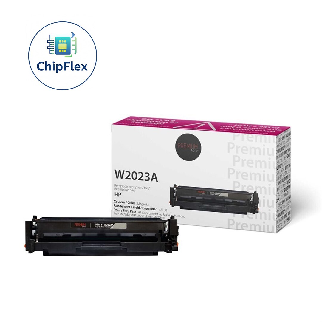Cartouche de toner magenta pour HP W2023A / 414A