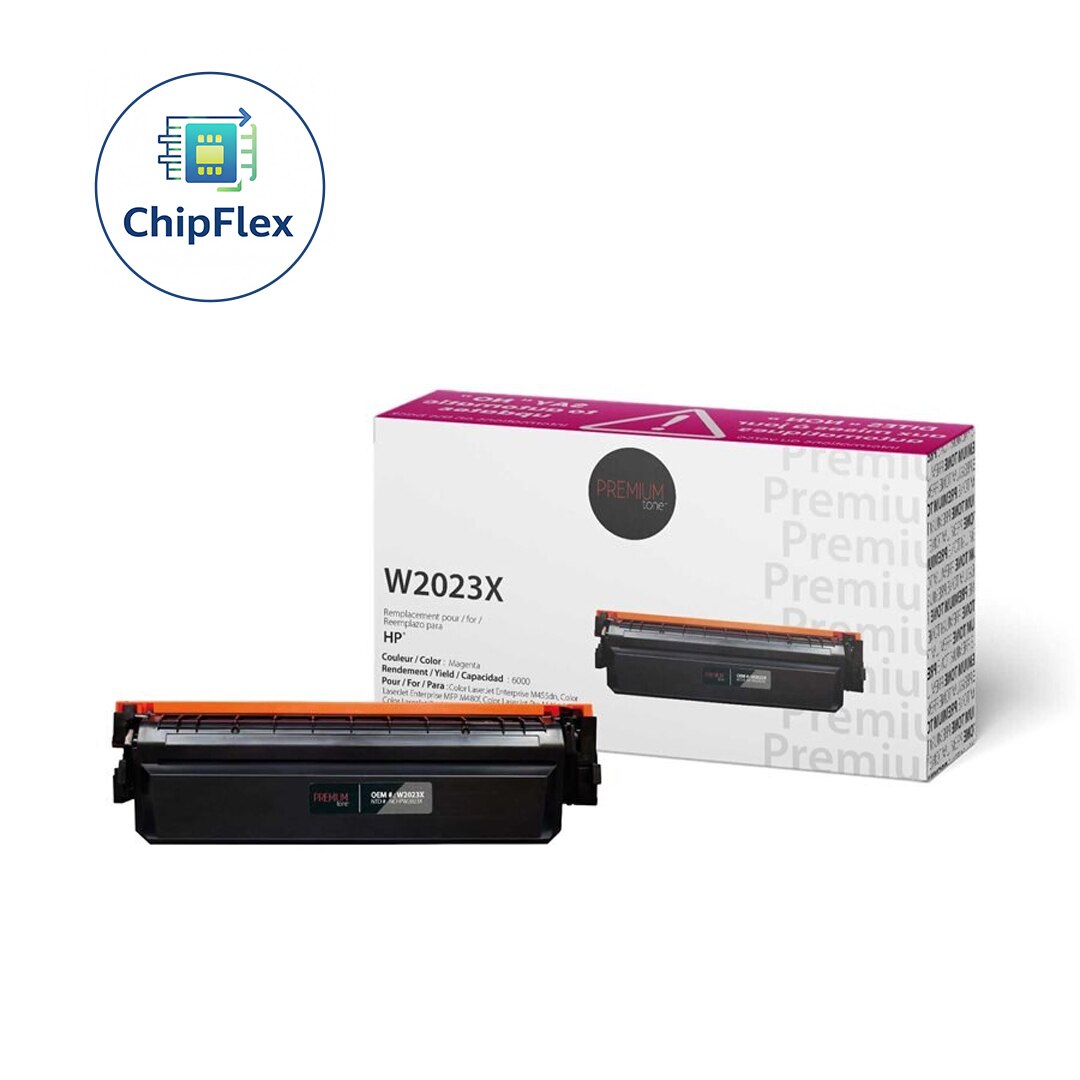 Cartouche de toner magenta pour HP W2023X / 414X (6000 pages)