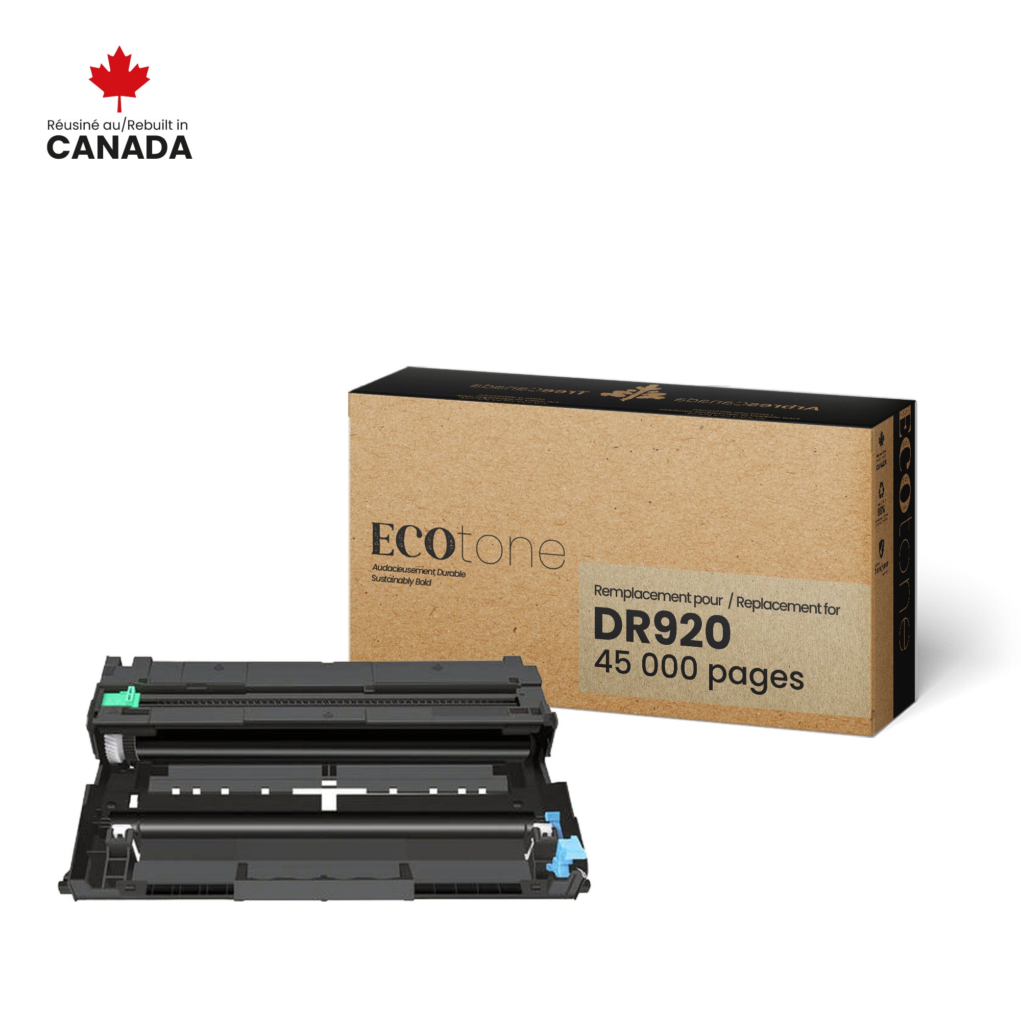 Tambour d'imagerie noir Ecotone RBRDR920 45000 pages