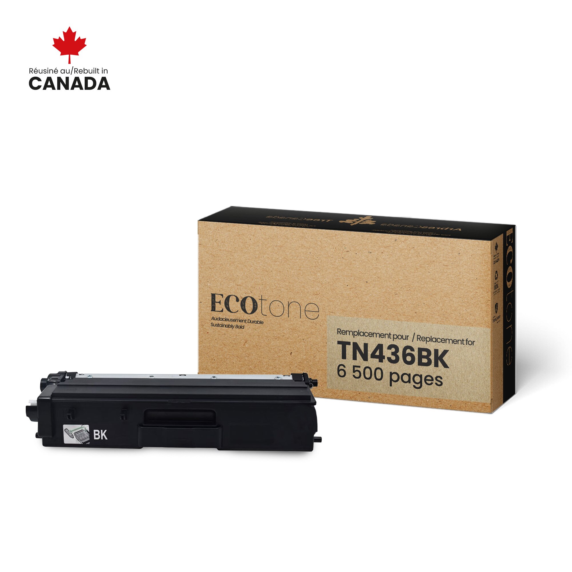Brother TN436BK Cartouche de toner noire remise à neuf
