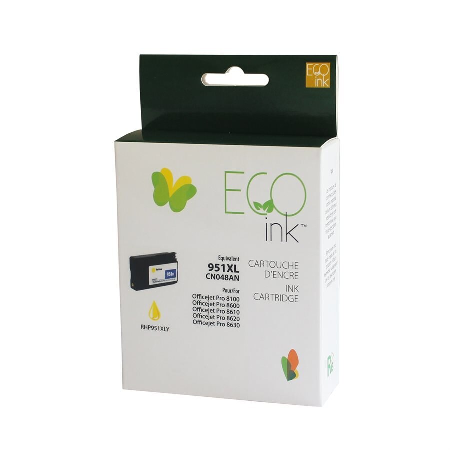 Cartouche d'encre jaune remise à neuf pour HP 951XL CN048AN