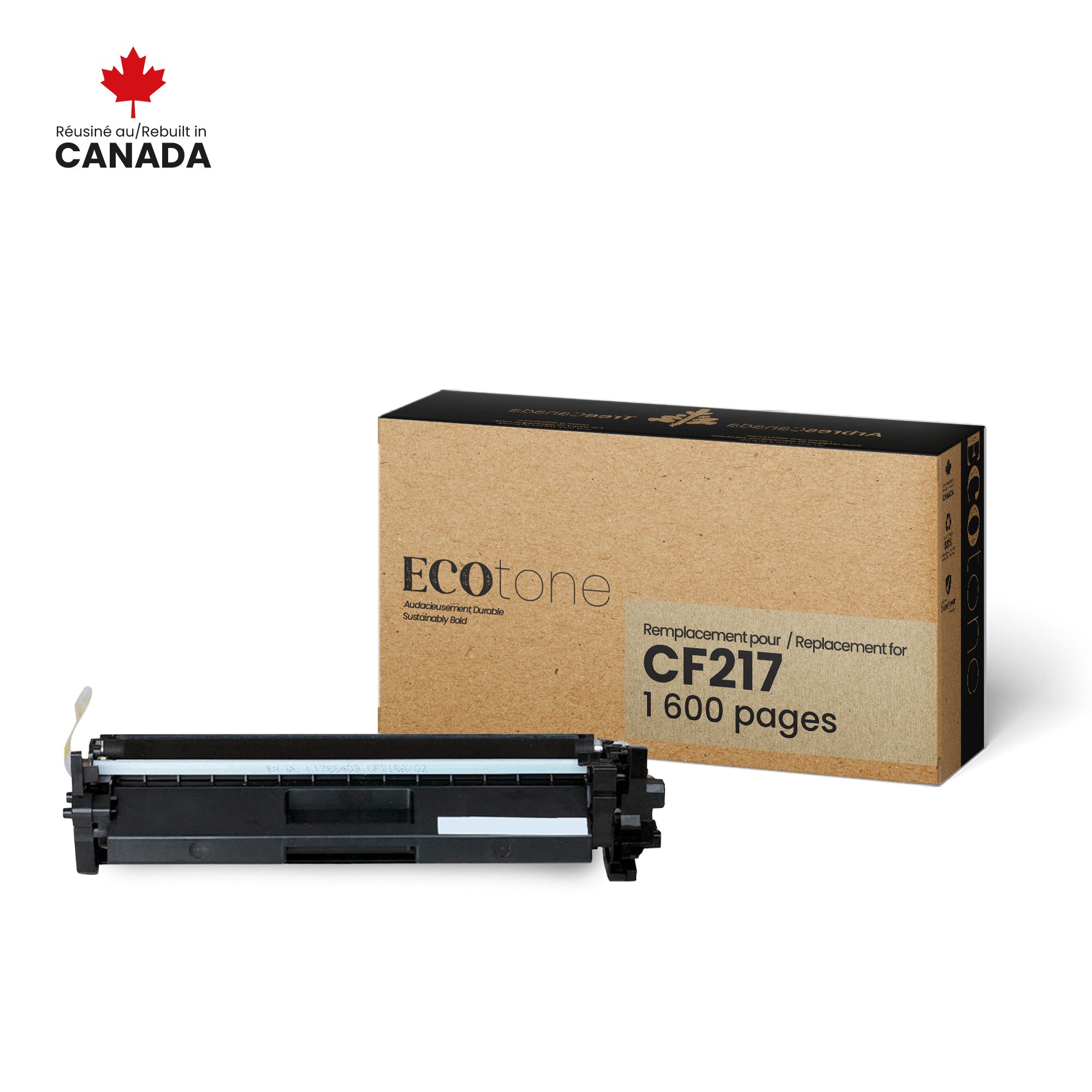 HP CF217A Cartouche de toner remanufacturisée noire