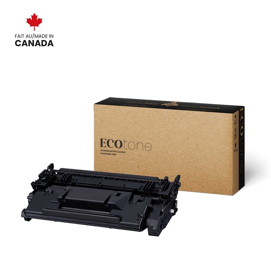 EcoTone Cartouche de Toner Noir Remanufacturé HP CF287X