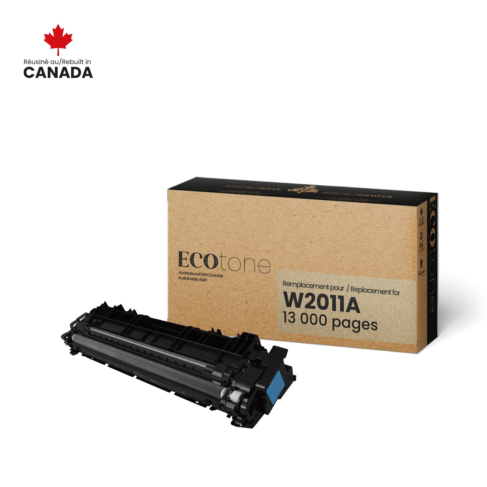 Cartouche de toner cyan W2011A/659A - Rendement de 13 000 pages