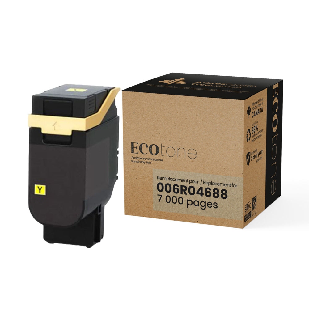 Ecotone RXE4688 Cartouche de Toner Laser Jaune Remise à Neuf