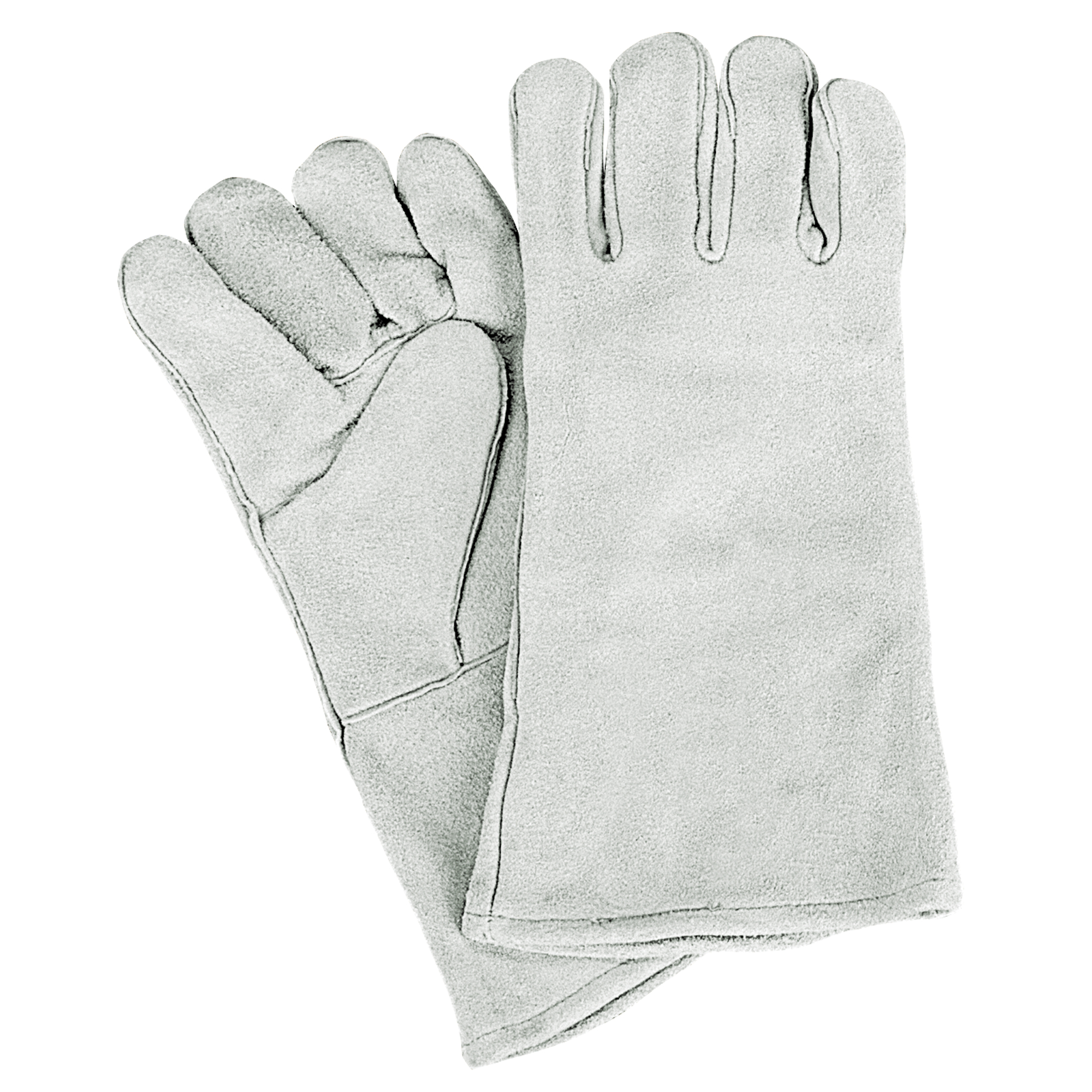 Standard-Duty Split Cowhide Welder's Gloves, Large