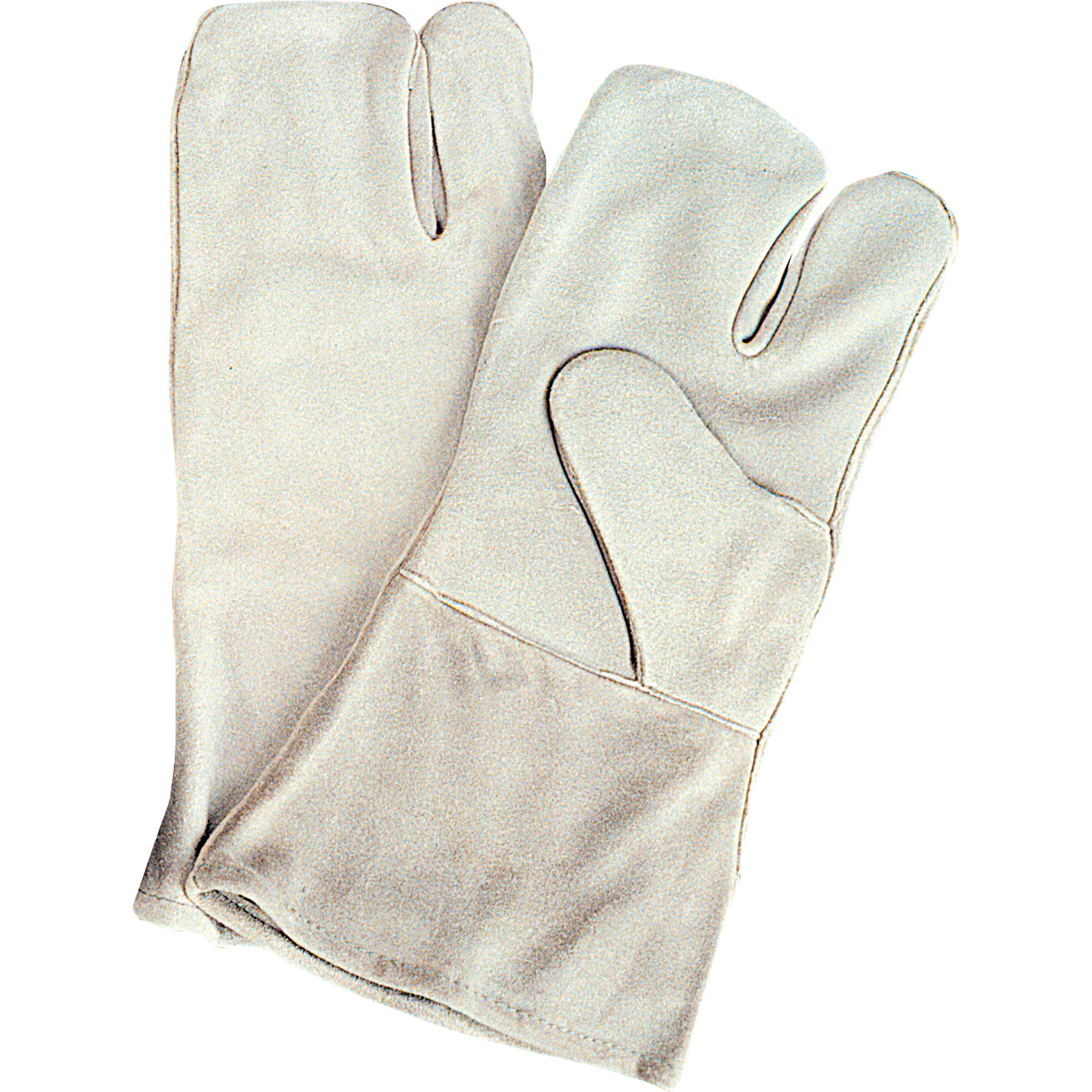 Standard-Duty Split Cowhide Welder's Gloves, Large