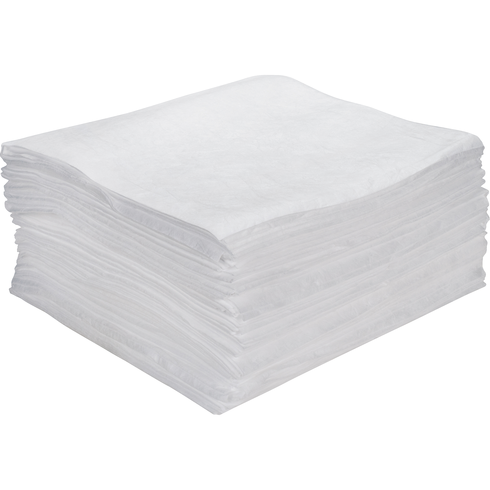 Oil Only Meltblown Sorbent Pads, 15" x 18", 15 Gal. Absorbency
