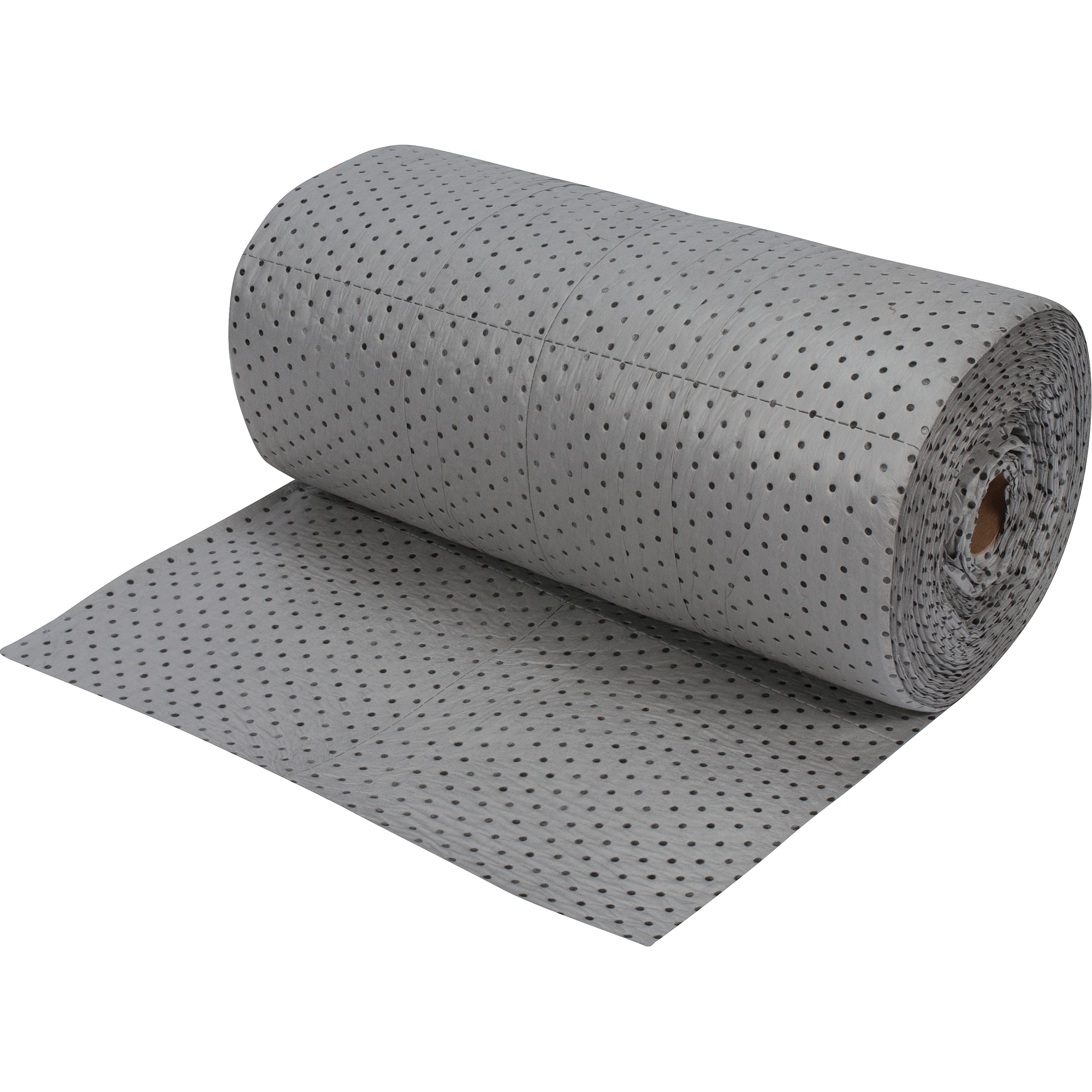 Rouleau absorbant en fibres fines de poids moyen, 30 po x 150 pi, capacité d'absorption de 40 gal