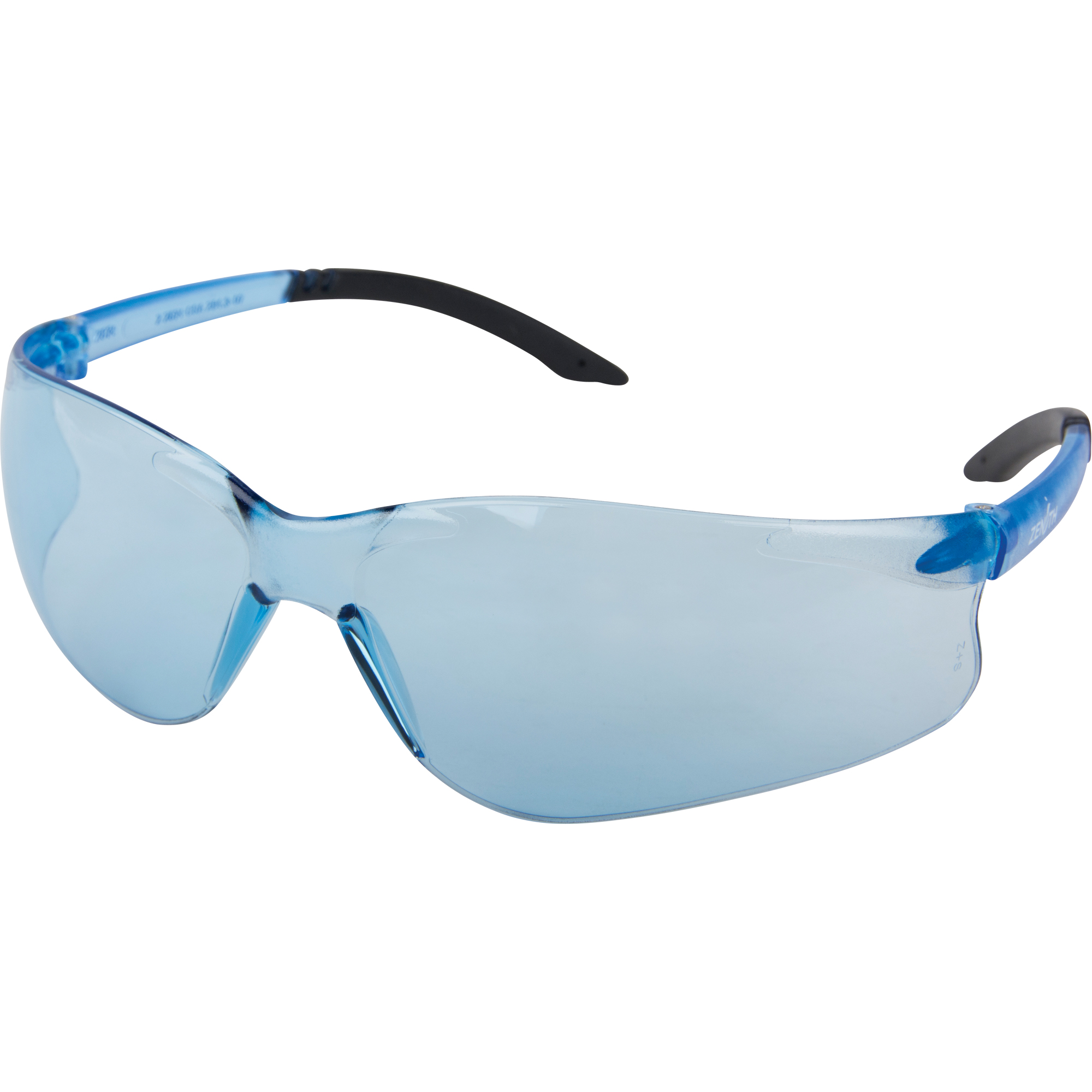 Z2400 Series Safety Glasses, Blue Anti-Scratch Lens, ANSI Z87+