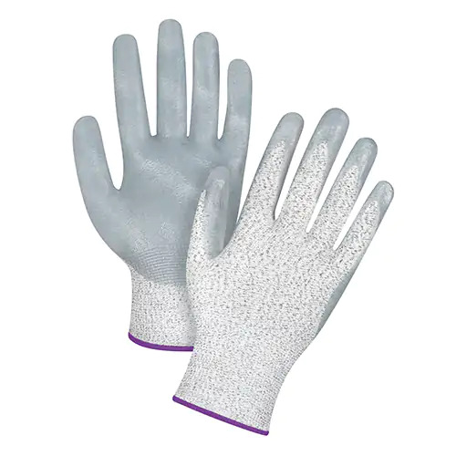 13 Gauge HPPE Cut-Resistant Gloves, Nitrile Coated, ANSI A4