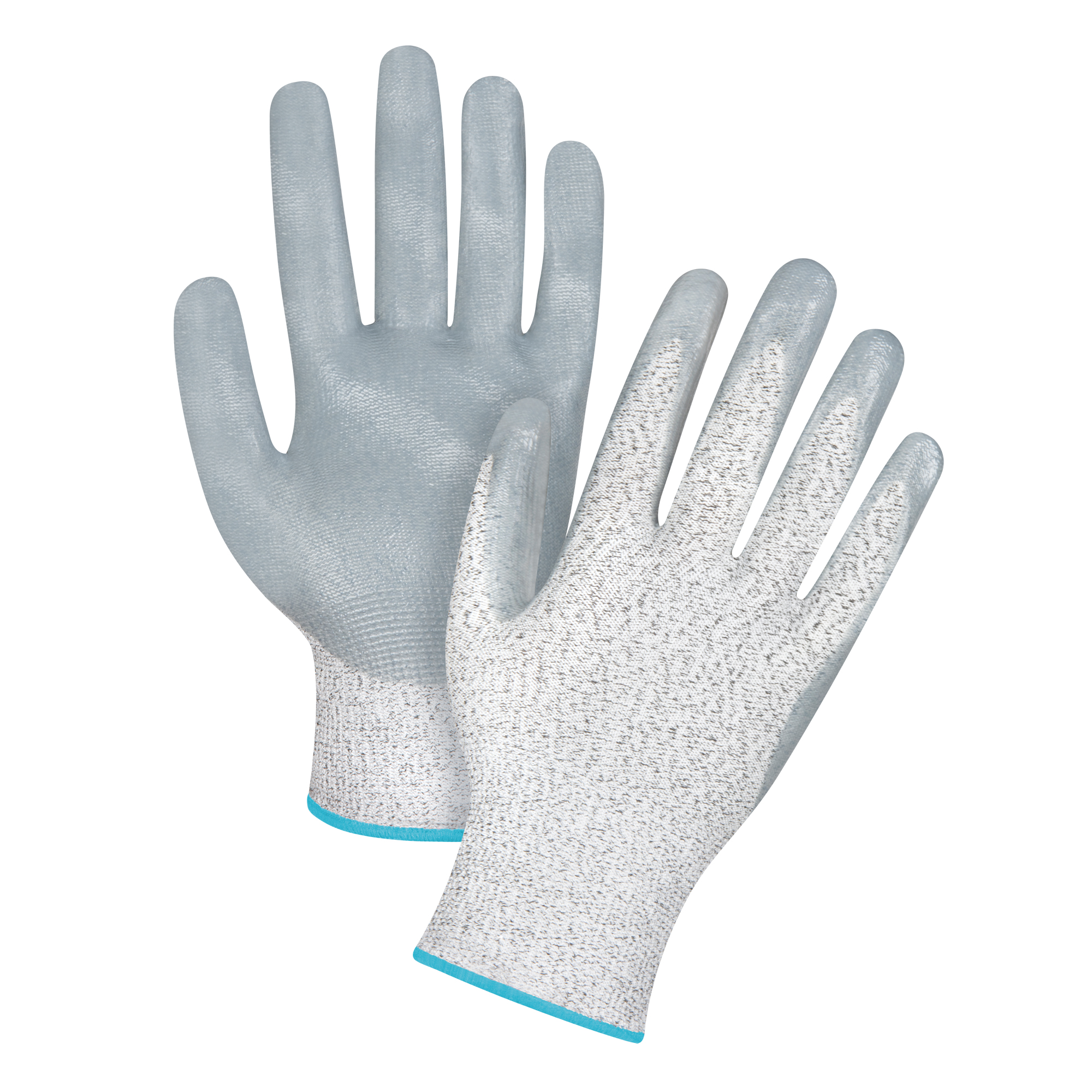 HPPE 13-Gauge Cut-Resistant Gloves, Nitrile Coated, X-Large