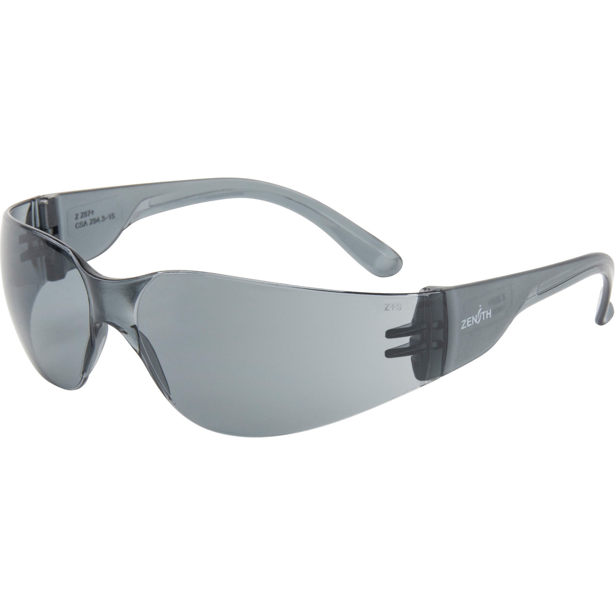 Z600 Series Smoke Anti-Scratch Safety Glasses, ANSI Z87+/CSA Z94.3
