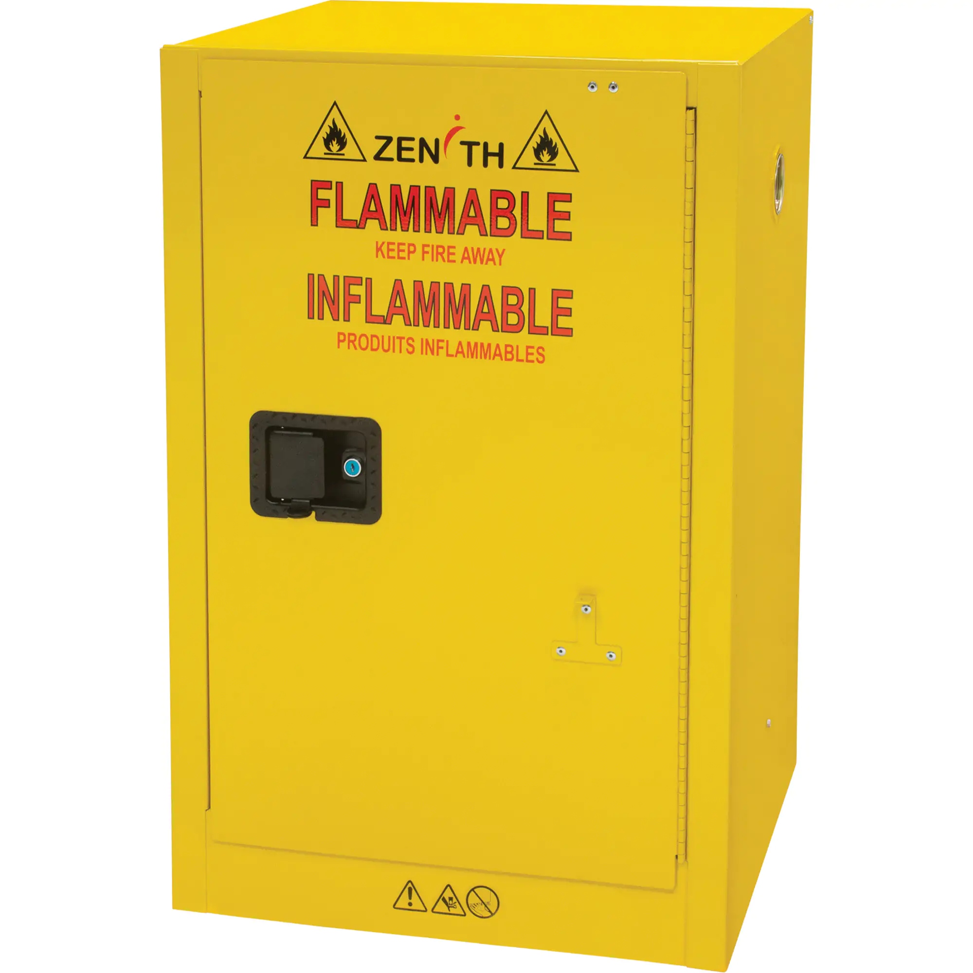 12 Gal. Self-Closing Flammable Liquid Storage Cabinet, 18-Gauge Steel