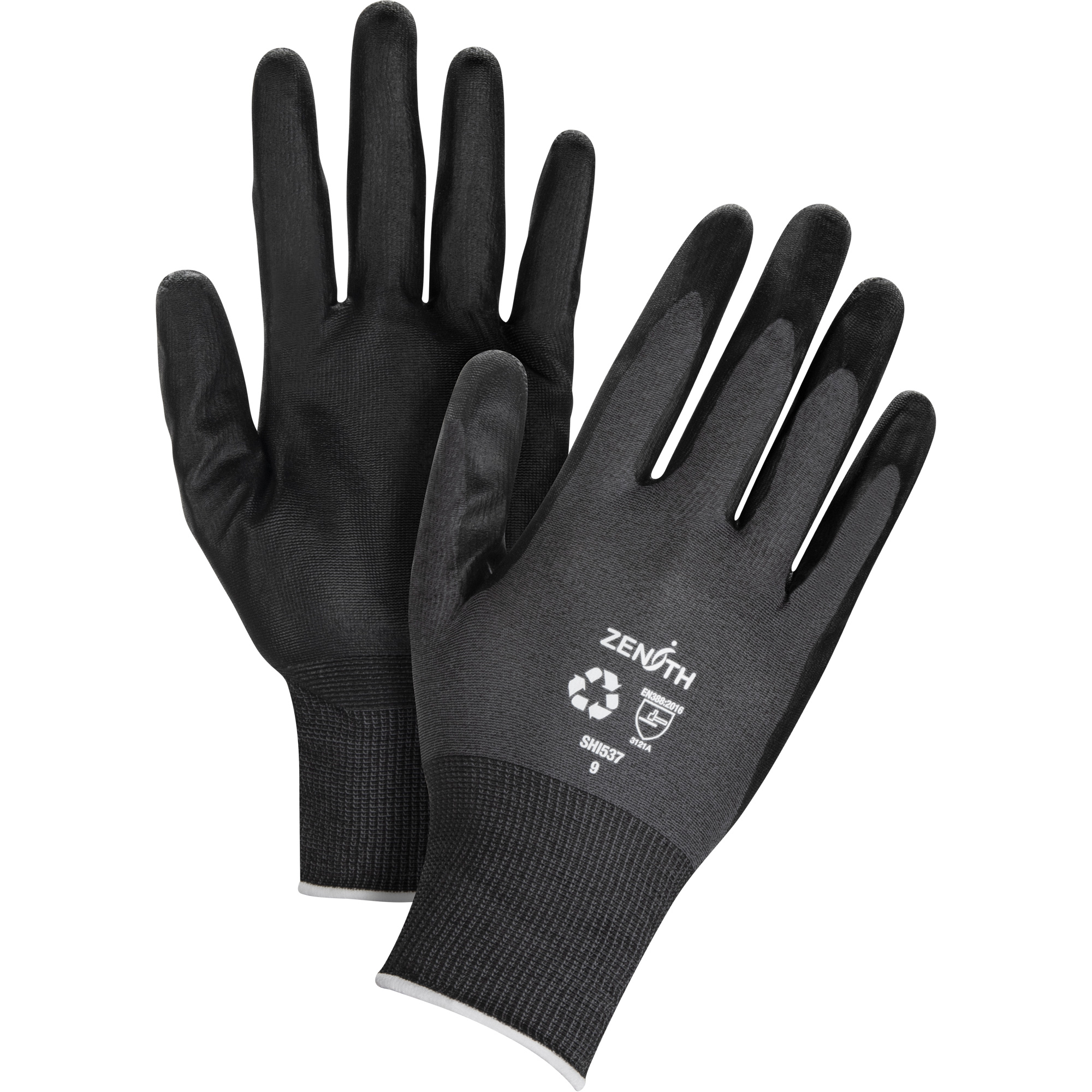 21 Gauge Nylon/RPET Foam Nitrile Gloves - Small