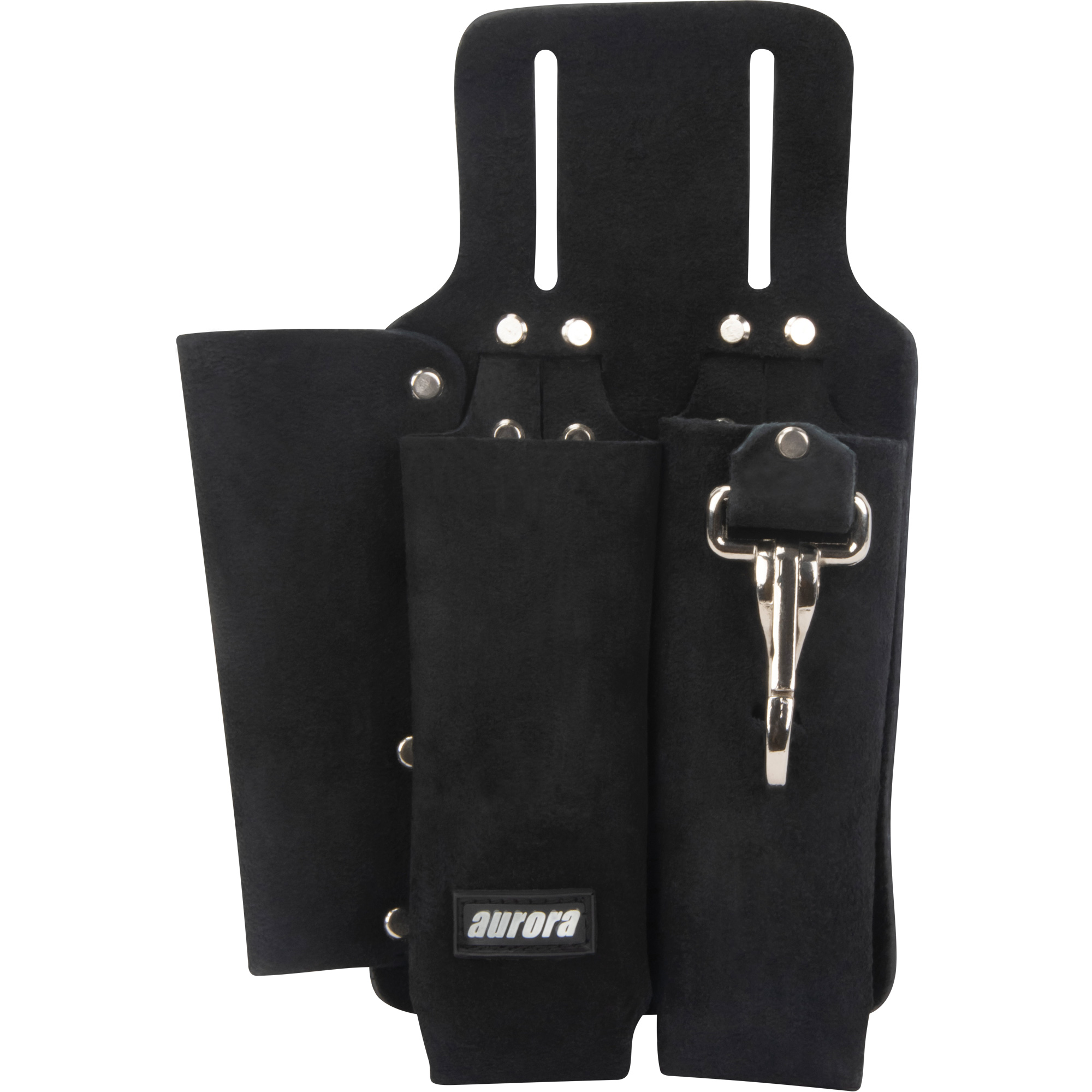 3-Pocket Leather Lineman's Tool Pouch, Vented Bottom