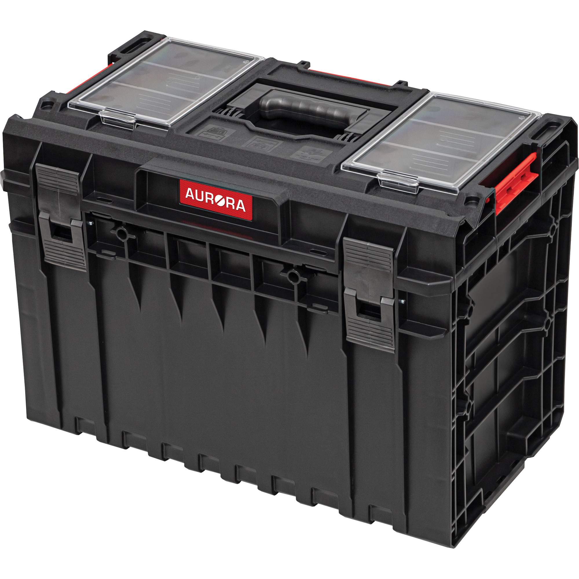 Boîte à outils empilable Arx™ Grande, 23" Noire, Cote IP66
